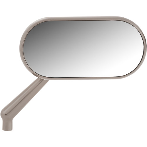 Arlen Ness Mirror - Side View - Oval - Titanium - Right 13-188 Arlen Ness Mirror - Side View - Oval - Titanium - Right 13-188