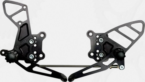Vortex Rear Set Complete Blk Suz Rs505K