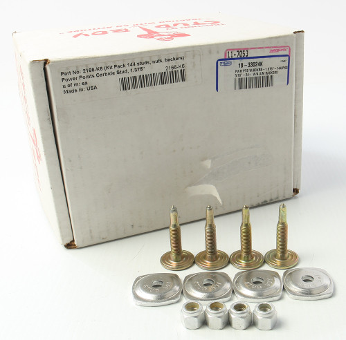 Stud Boy Power Point W/Backers 1.375"-144/Pkg 5/16"-24 2166-K6 Stud Boy Power Point W/Backers 1.375"-144/Pkg 5/16"-24 2166-K6