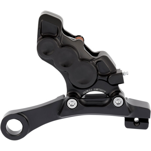 Arlen Ness 6-Piston Caliper - Rear - Black - 11.8" 02-303 Arlen Ness 6-Piston Caliper - Rear - Black - 11.8" 02-303