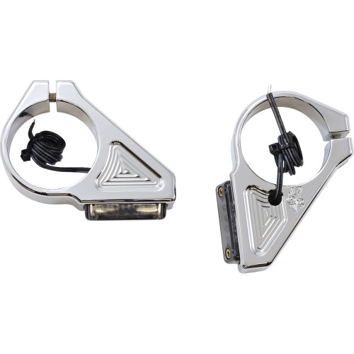 Joker Machine Turn Signal - 41 Mm - Amber - Chrome 05-304-3 Joker Machine Turn Signal - 41 Mm - Amber - Chrome 05-304-3