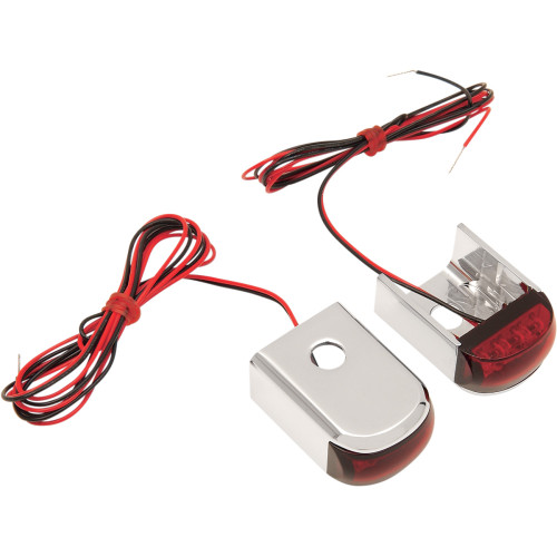 Alloy Art Strut Light - Led - Red/Red - Chrome Dsl-3 Alloy Art Strut Light - Led - Red/Red - Chrome Dsl-3