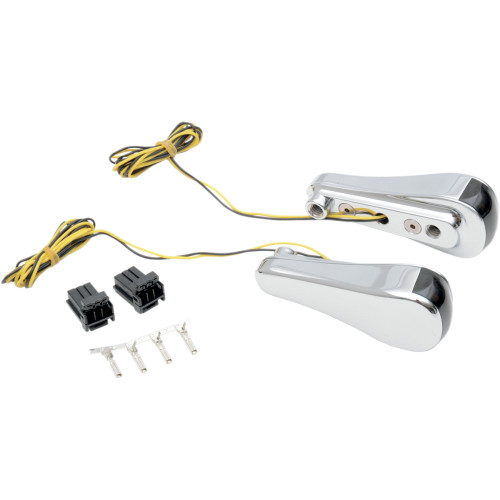 Alloy Art Turn Signals - Led - Front - Smooth - Chrome Rgfs1-1 Alloy Art Turn Signals - Led - Front - Smooth - Chrome Rgfs1-1