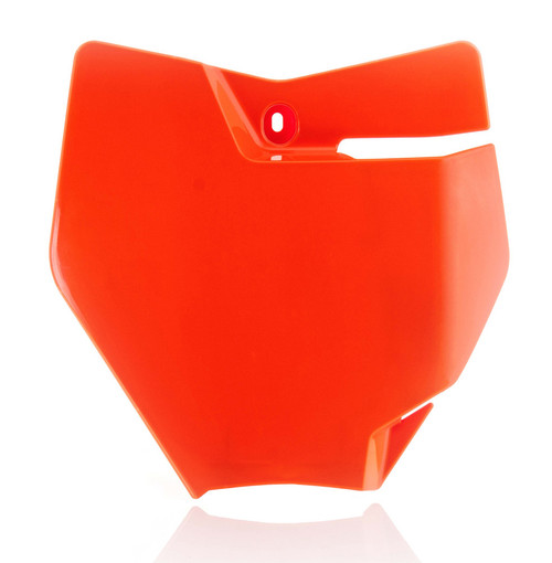 Acerbis 2449405226 Front Number Plate Orange