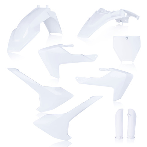 Acerbis 2731986811 Full Plastic Kit White