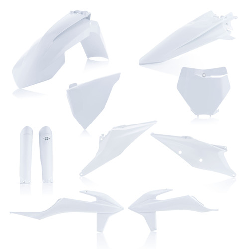 Acerbis 2726496811 Full Plastic Kit White