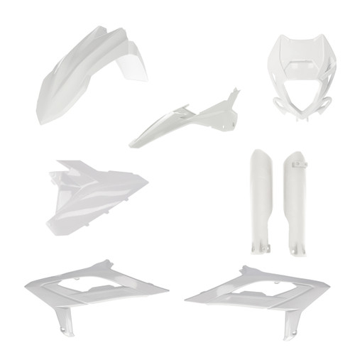 Acerbis 2979470002 Full Plastic Kit Beta White
