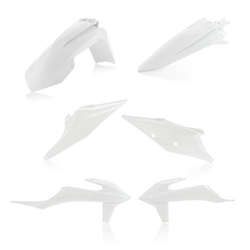 Acerbis 2726500002 Plastic Kit White