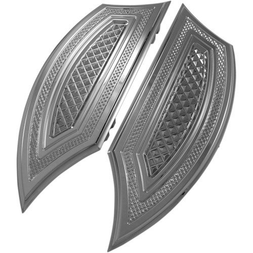 Eddie Trotta Designs Reverse Cut Floorboards - Driver - Chrome Tc-553