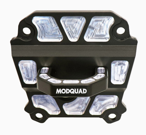 Modquad Rear Differential Plate With Hook Black Pol Rzr-Rdh-Pro-Blk