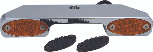 Pro One 909101 Turn Signal Bar W/Amber Led Narrow Glide Chr