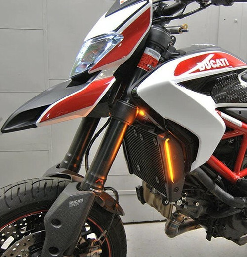 New Rage Cycles Hyper-Sms Front Led Turn Signals Duc