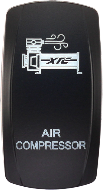 Xtc Power Products Dash Switch Rocker Face Air Compressor Sw00-00111006