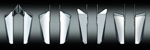 National Cycle N76609 Lower Switchblade Chrome