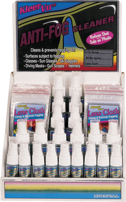 Kleer Vu 91110 Anti-Fog Cleaner Counter Display