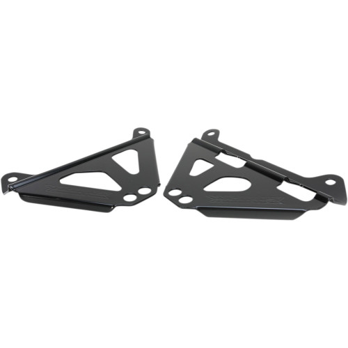 Works Connection Radiator Brace Set - Black - Yamaha 18-B179