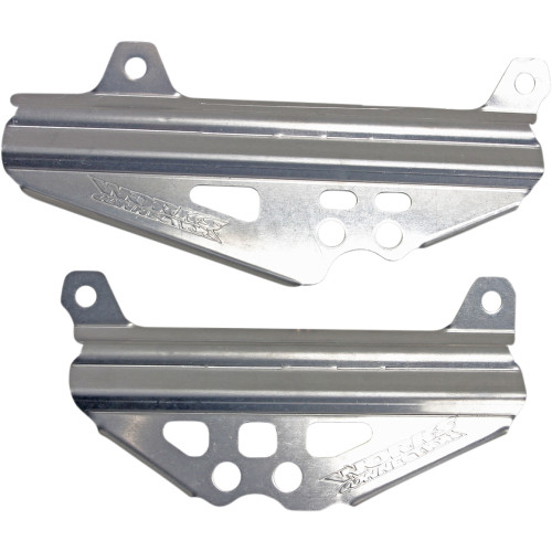 Works Connection Radiator Brace Set - Silver - Suzuki 18-496 Works Connection Radiator Brace Set - Silver - Suzuki 18-496