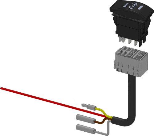 Kfi V-Plow Dash Control Rocker Act-Bldrs-K