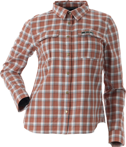 Dsg Plaid Button-Down Terracotta Plaid Sm 50681