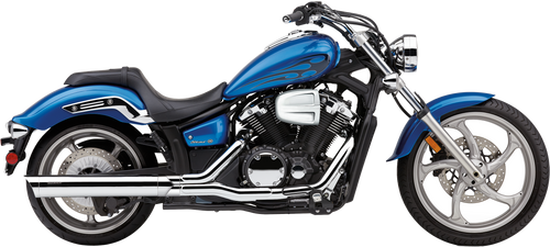 Cobra 2270 Slip On W/Scalloped Tip Chrome Yam Stryker 11-18