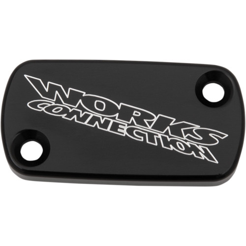 Works Connection Brake Cover - Billet - Black 21-116 Works Connection Brake Cover - Billet - Black 21-116