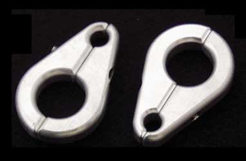 Modquad Brake Line Clamp 3/4"Arm X 5/16"Line (Silver) Blc-1