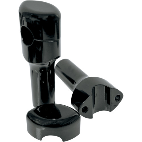 La Choppers Risers - Smooth - 4" - Black La-7402-04B La Choppers Risers - Smooth - 4" - Black La-7402-04B