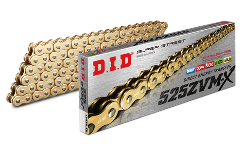 D.I.D Super Street 525Zvmxg-100L X-Ring Chain Gold 525Zvmxg100Z D.I.D Super Street 525Zvmxg-100L X-Ring Chain Gold 525Zvmxg100Z