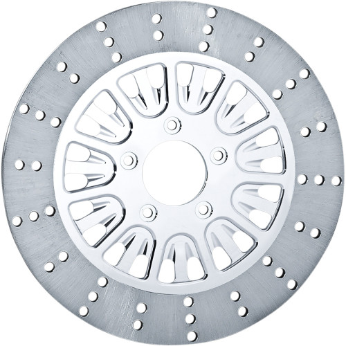 Rc Components Brake Rotor - Rear Right - Illusion - Chrome Cog117126Crr2K