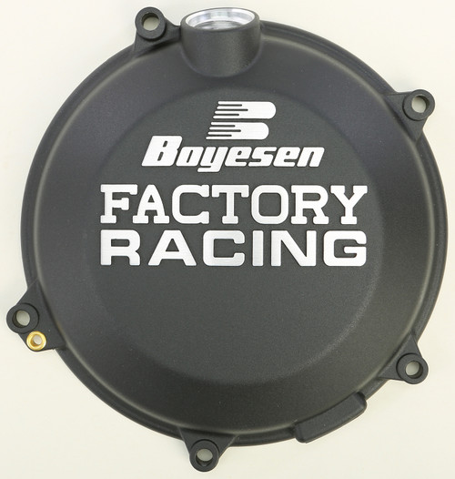 Boyesen Factory Racing Clutch Cover Black Cc-45Ab