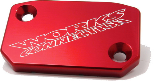 Works Front Brake Cover (Red) 21-065 Works Front Brake Cover (Red) 21-065