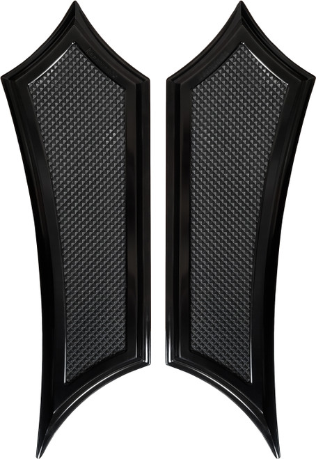 Accutronix Instigator Floorboards All Black For Indian Fbf91-Ib