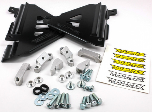 Works Radiator Braces Black 18-B299 Works Radiator Braces Black 18-B299
