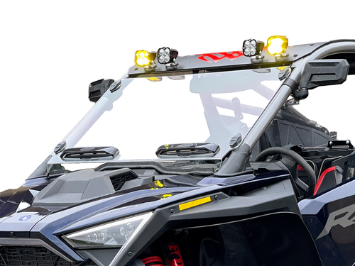 Spike Front Vented Windshield Polaris Pro-R 78-4500 Spike Front Vented Windshield Polaris Pro-R 78-4500