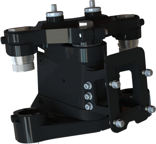 Hawg Halters Inc Bnk49Flax2614Rg Bolt On Neck Rake Kit 26" Fltr 15-Up