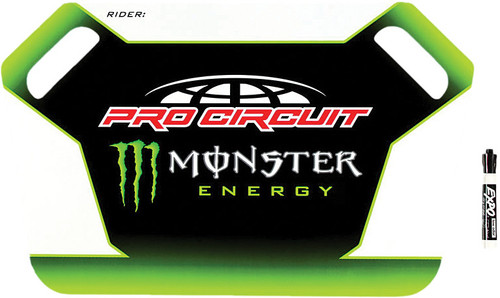 Pro Circuit 55146 Monster Energy Pit Board W/Marker