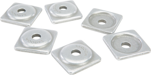 Woodys Digger Support Plate Square Alum. 6/Pk Asw2-3775-F