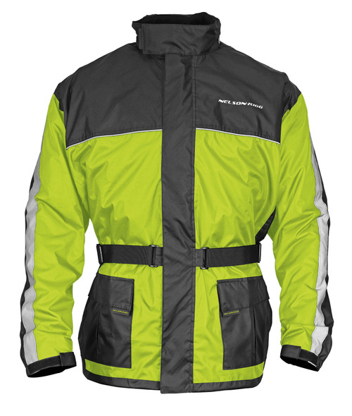 Nelson-Rigg Solostorm Jacket Hi-Vis Yellow/Black Md Ssj-Hvy-02-Md