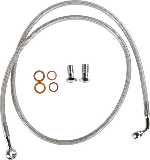 Goodridge Hd8209-D Econoline Front Single Kit Flst 09-10 Flstc 86-08