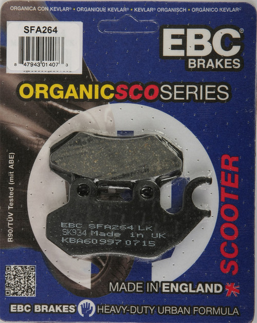 Ebc Sfa264 Brake Pads Sfa264 Organic