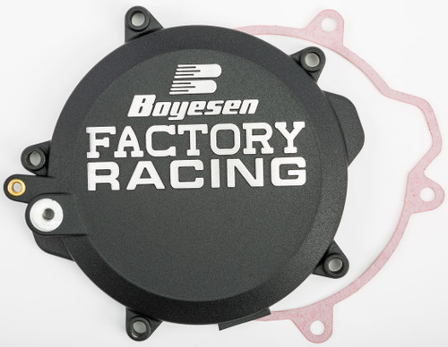 Boyesen Factory Racing Clutch Cover Husky/Ktm Black Cc-46Ab