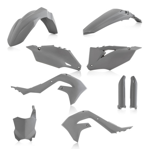 Acerbis 2736290011 Full Plastic Kit Grey
