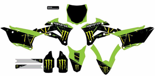 D-Cor Cmplt Kit Monster Energy Slash Black Bg 20-20-131 D-Cor Cmplt Kit Monster Energy Slash Black Bg 20-20-131