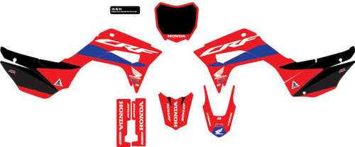 D-Cor 20-10-111 Comp Kit Honda Hrc Black Bg