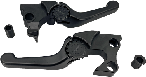 Psr 12-01655-22 Anthem Shorty Lever Set Black Xl 14-21