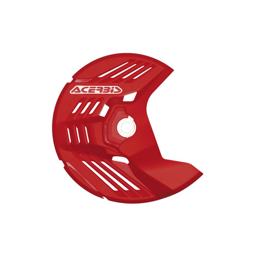 Acerbis Linear Front Disc Cover Hon/Kaw/Sher/Yam Red 2985050004