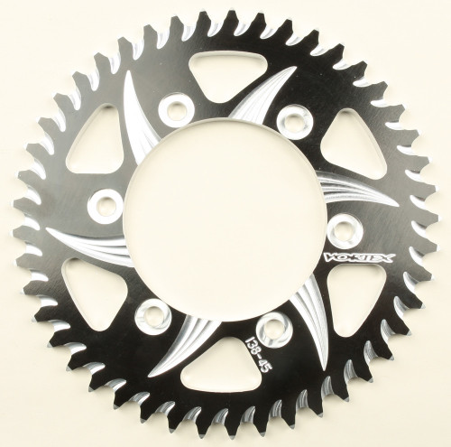 Vortex 438Zk-45 Rear Cat5 Sprocket Aluminum 45T-530 Blk Kaw/Suz/Yam