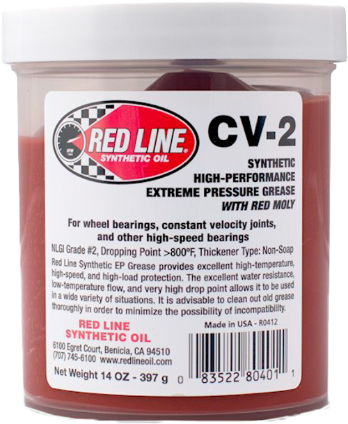 Red Line Cv-2 Grease W/ Moly 14Oz Jar 80401 Red Line Cv-2 Grease W/ Moly 14Oz Jar 80401