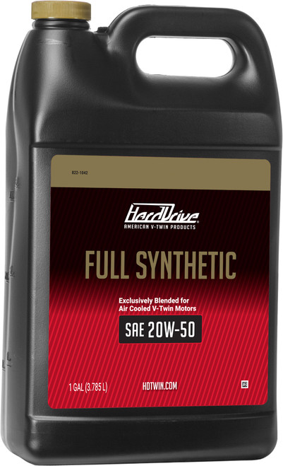 Harddrive Full Synthetic Engine Oil 20W50 1Gal 198490