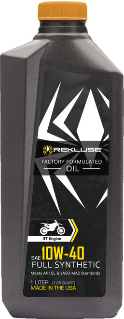 Rekluse Racing Full Syn Engine Oil 10W40 1L Rms-1099001 Rekluse Racing Full Syn Engine Oil 10W40 1L Rms-1099001